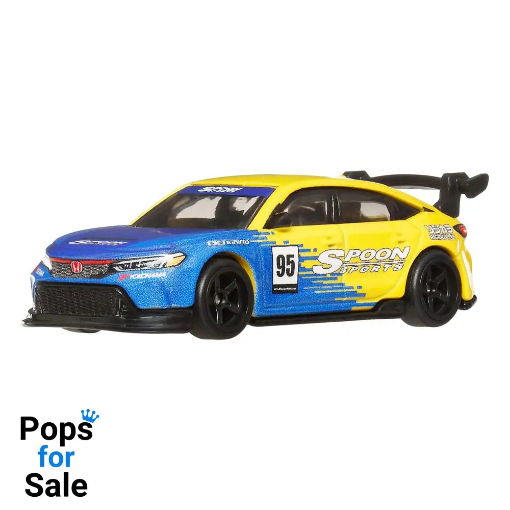 Hot Wheels Premium Car Culture Diecast Vehicle 2-Pack 1/64 '99 Honda Civic Type R (EK9) & Honda Civic Type R