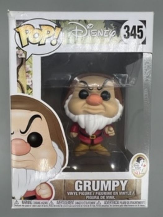 #345 Grumpy - Disney Snow White and the Seven Dwarfs Box Damaged Funko POP
