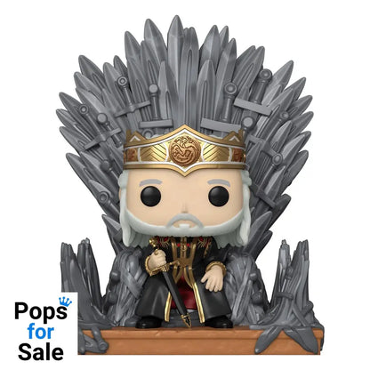 House of the Dragon POP! Deluxe Vinyl Figure Viserys on Throne 9 cm POP! Figures