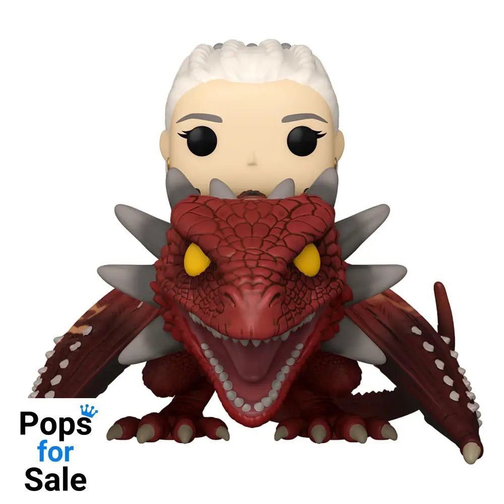 House of the Dragon POP! Rides Deluxe Vinyl Rhaenys Targaryen with Meleys 9 cm