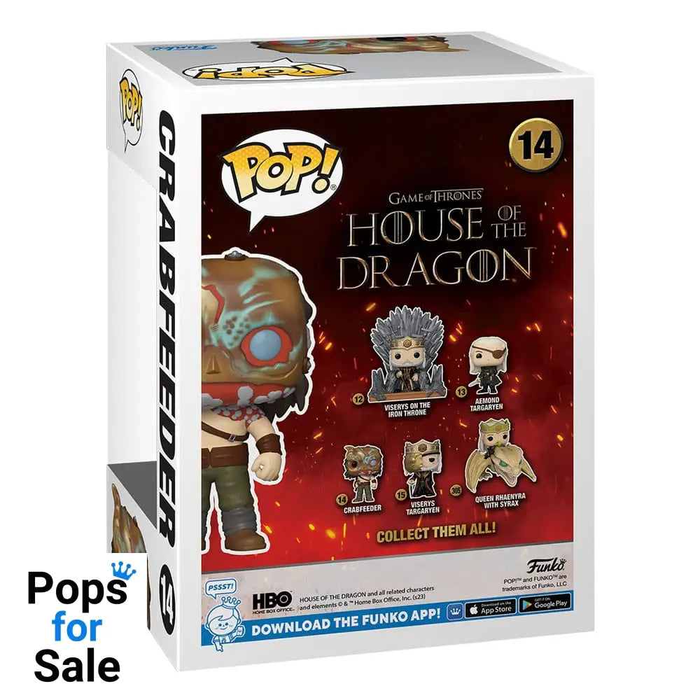 House of the Dragon POP! TV Vinyl Figure Crabfeeder 9 cm