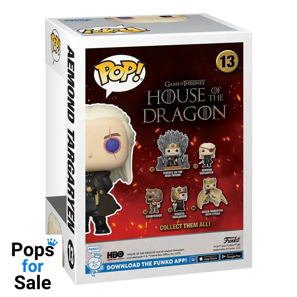 House of the Dragon POP! TV Vinyl Figures Aemond Targaryen 9 cm Assortment (6)