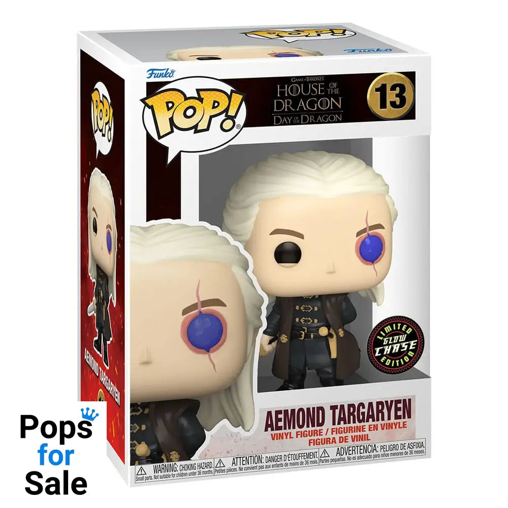 House of the Dragon POP! TV Vinyl Figures Aemond Targaryen 9 cm Assortment (6)