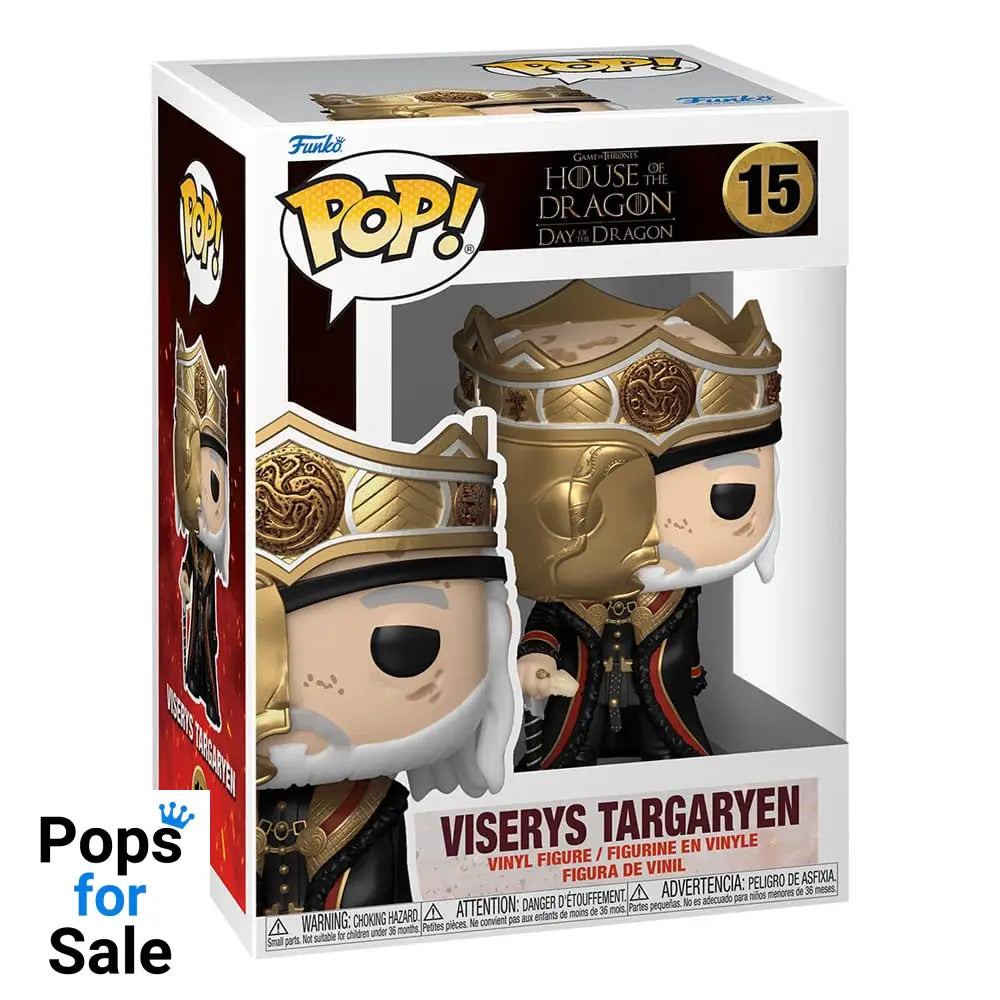 House of the Dragon POP! TV Vinyl Figures Masked Viserys 9 cm Assortment (6)