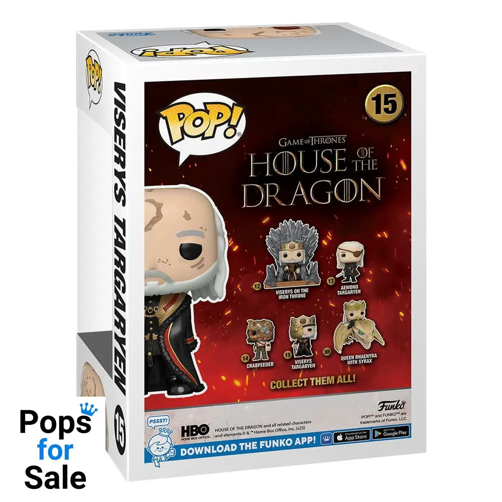 House of the Dragon POP! TV Vinyl Figures Masked Viserys 9 cm Assortment (6)
