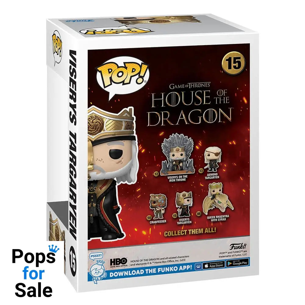 House of the Dragon POP! TV Vinyl Figures Masked Viserys 9 cm Assortment (6)