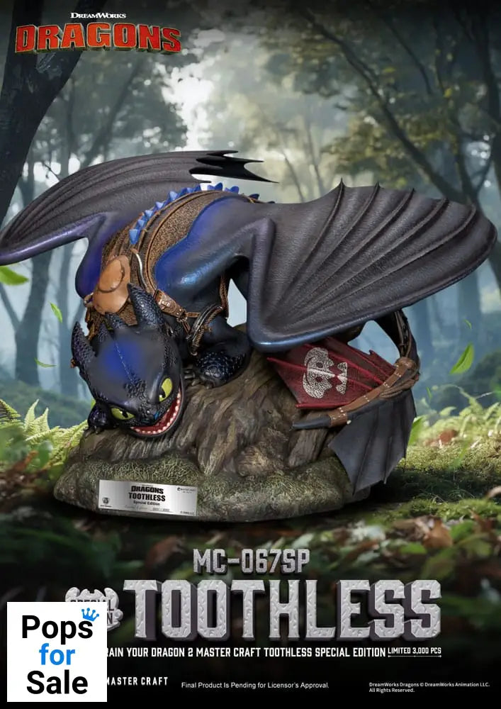 How To Train Your Dragon 2 Master Craft Statue Toothless 38 cm