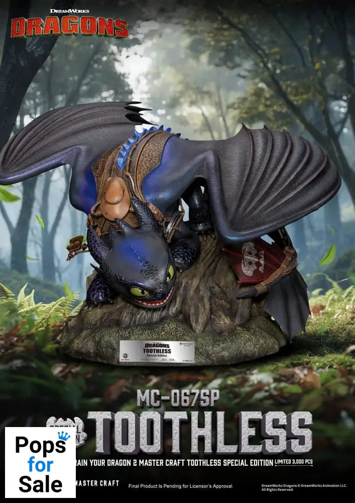 How To Train Your Dragon 2 Master Craft Statue Toothless 38 cm