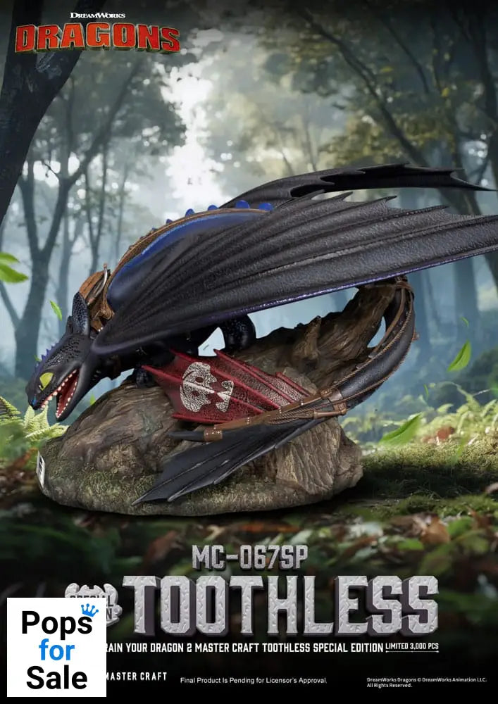 How To Train Your Dragon 2 Master Craft Statue Toothless 38 cm