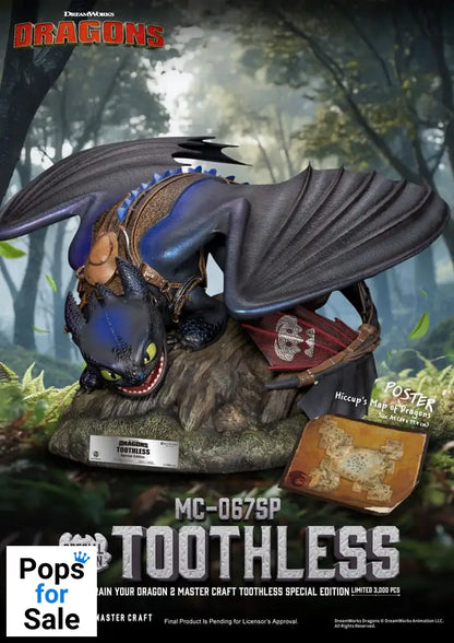 How To Train Your Dragon 2 Master Craft Statue Toothless 38 cm