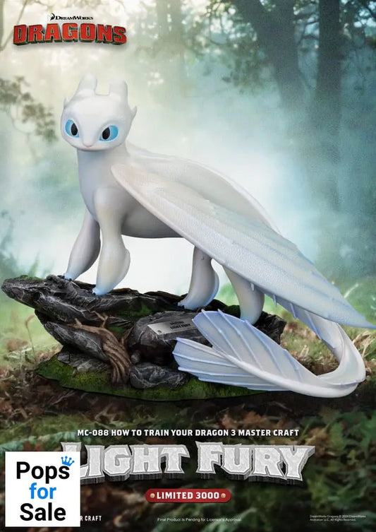 How To Train Your Dragon 3 Master Craft Statue Light Fury 29 cm