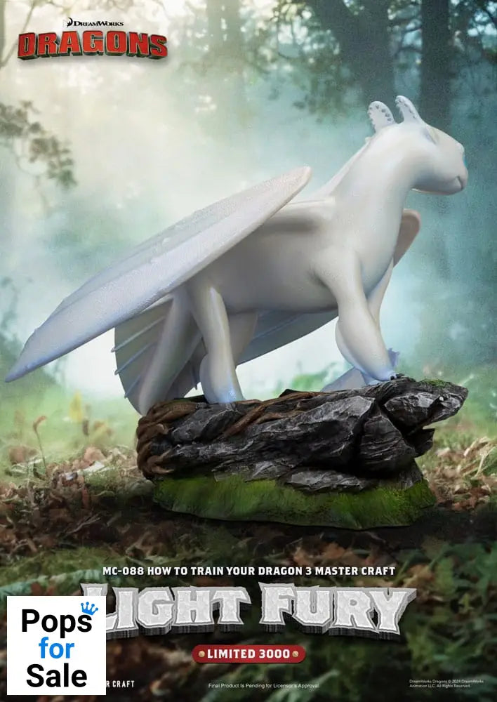 How To Train Your Dragon 3 Master Craft Statue Light Fury 29 cm