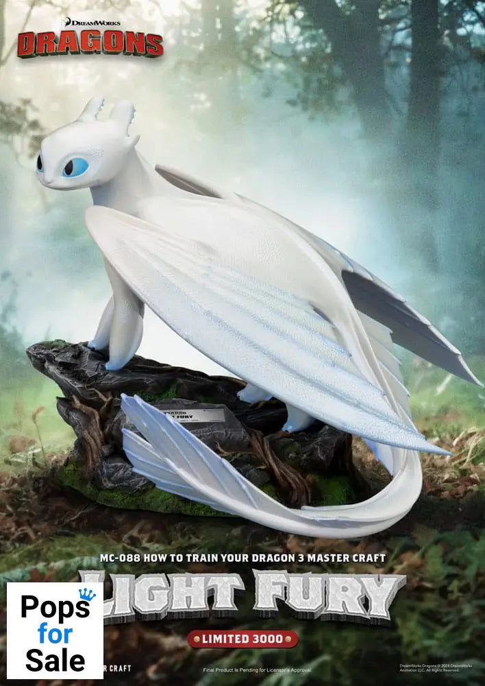 How To Train Your Dragon 3 Master Craft Statue Light Fury 29 cm Statues