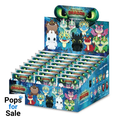 How to Train Your Dragon 3D PVC Bag Clips Series 1 Display (24)