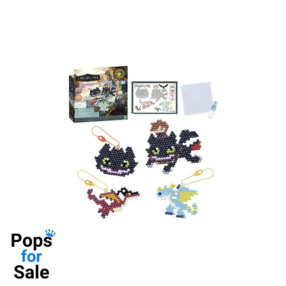 How To Train Your Dragon Aquabeads Craft kit key ring