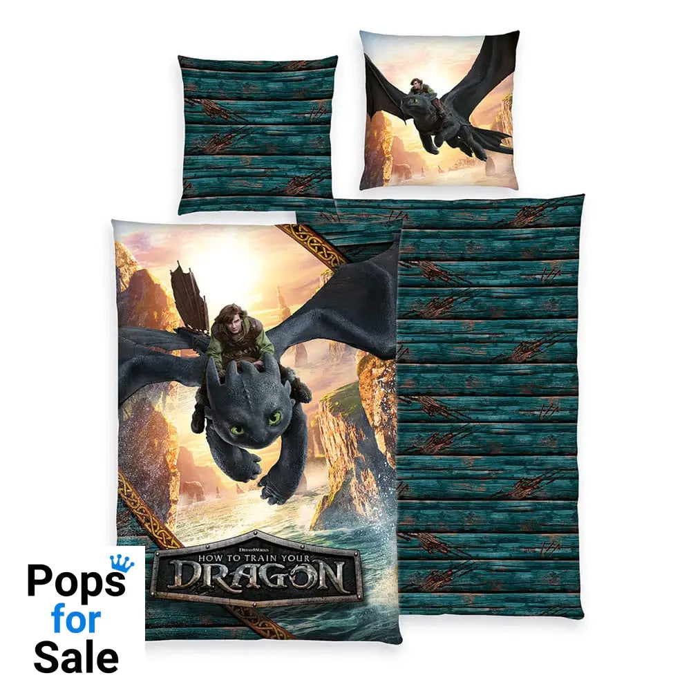 How to Train Your Dragon bed linen Ver. 2 135 x 200 cm Blankets & Duvets