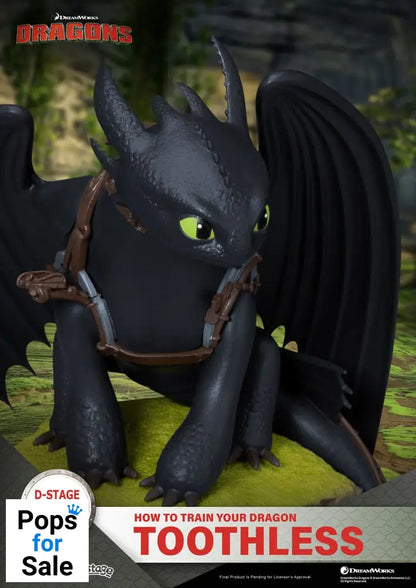 How To Train Your Dragon D-Stage PVC Diorama toothless Statue 14 cm Statues