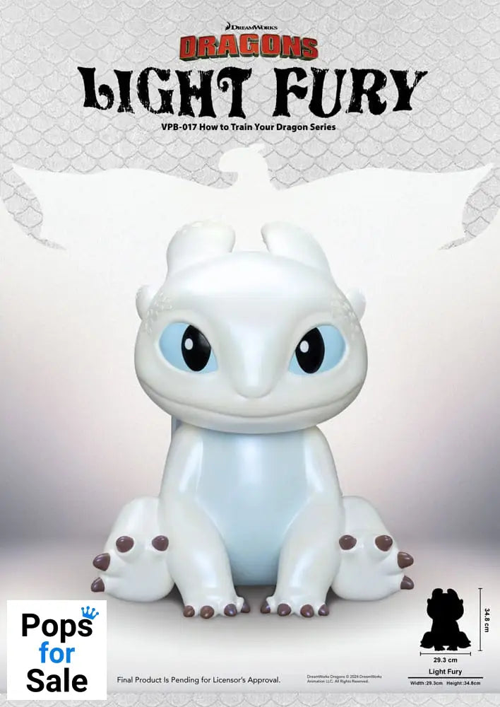 How to Train Your Dragon Funktional Figure Vinyl Light Fury 35 cm Banks