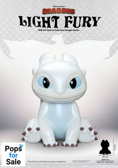 How to Train Your Dragon Funktional Figure Vinyl Light Fury 35 cm Banks