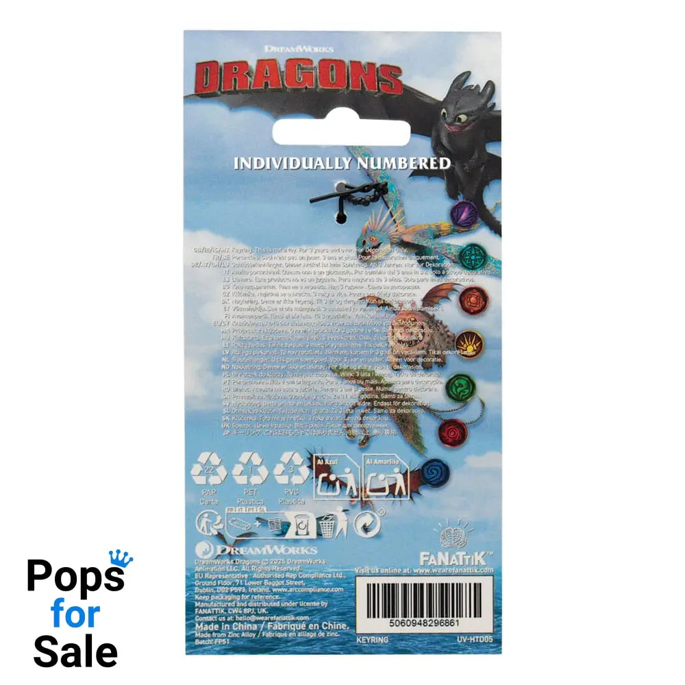 How to Train Your Dragon Keychain Night Fury Limited Edition