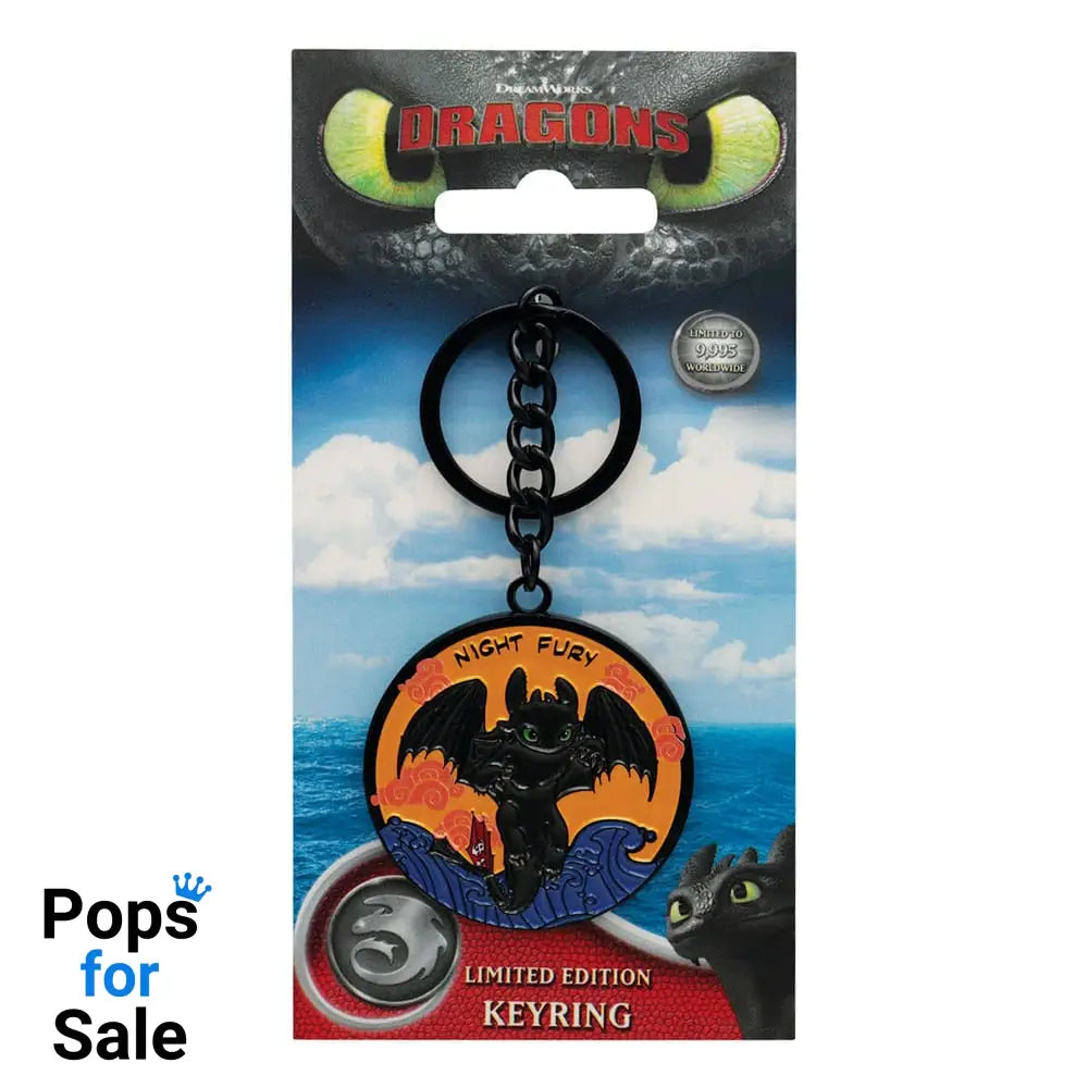 How to Train Your Dragon Keychain Night Fury Limited Edition