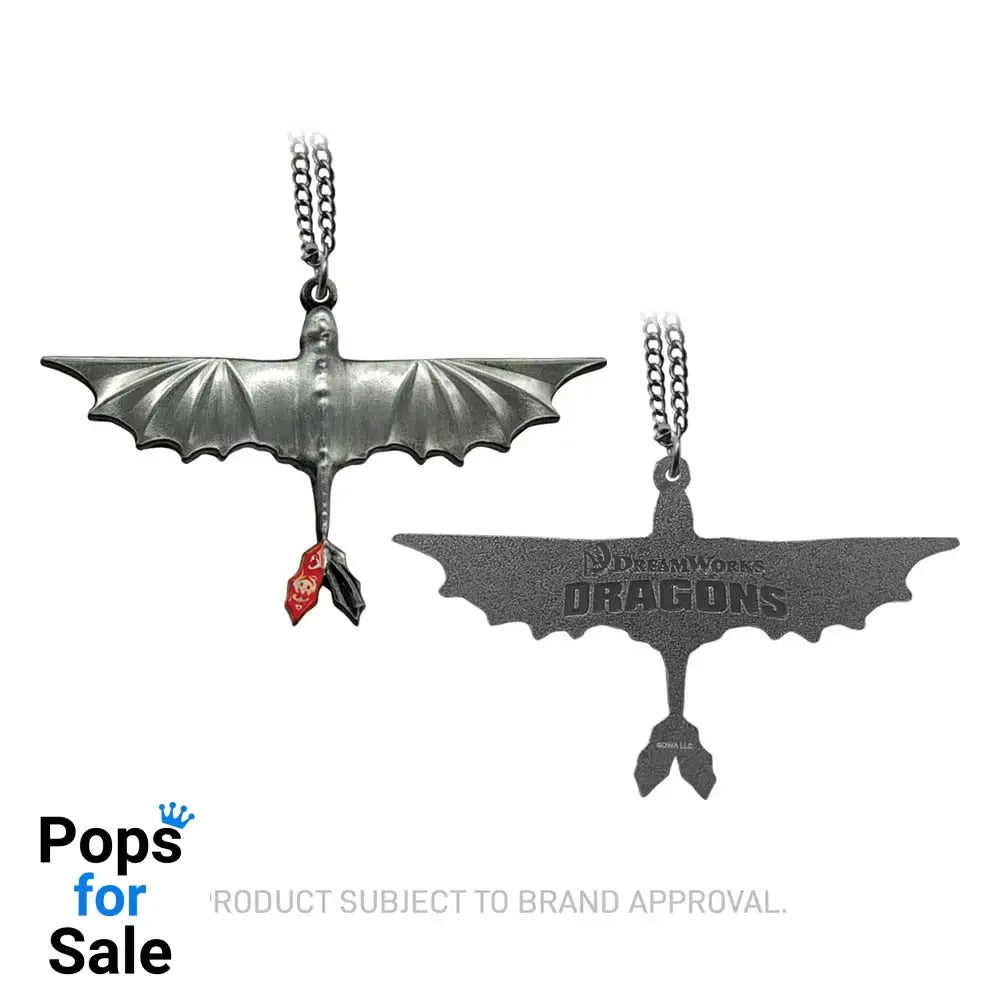 How to Train Your Dragon Necklace with Pendant Toothless Limited Edition