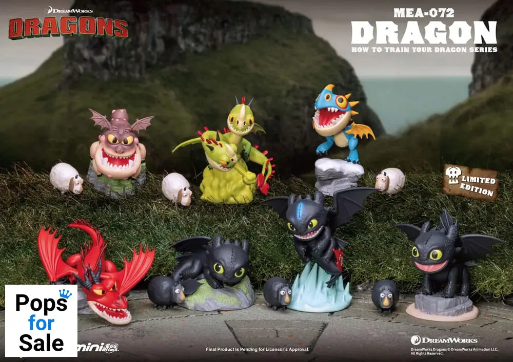How to train your Dragon Mini Egg Attack Blind Box Figures Series 10 cm Assortment (6) Action toys