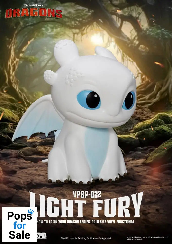 How To Train Your Dragon Piggy Vinyl Bank Light Fury 12 cm