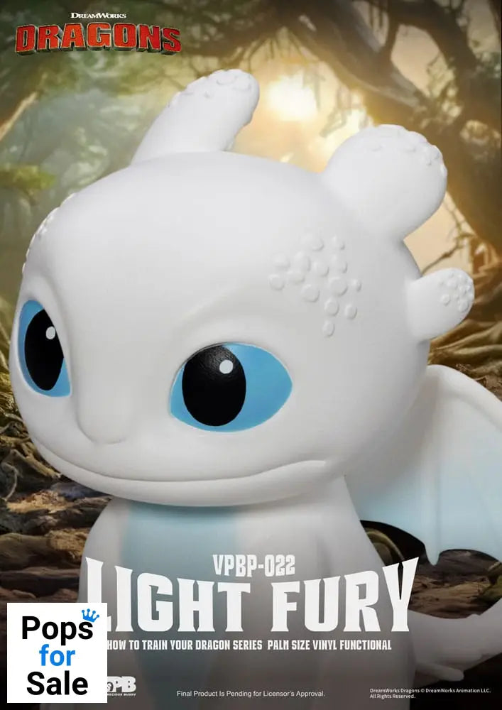How To Train Your Dragon Piggy Vinyl Bank Light Fury 12 cm