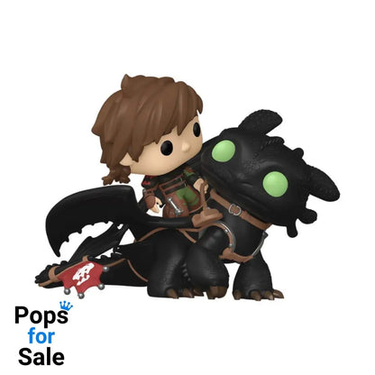 How to Train Your Dragon POP! Rides Deluxe Vinyl Hiccup w/Toothless 9 cm Funko POP POP! Figures