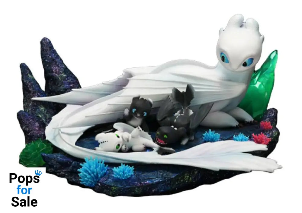 How To Train Your Dragon Statue 1/6 Light Fury & Night Lights 36 cm