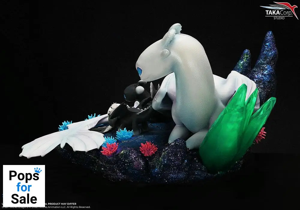 How To Train Your Dragon Statue 1/6 Light Fury & Night Lights 36 cm