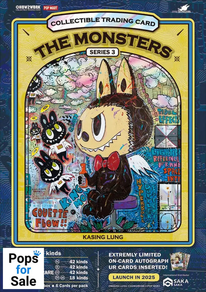 How2work Labubu Collectible Chrome Trading Cards The Monsters Series 3 (10)