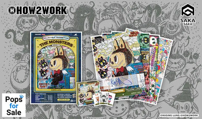 How2work Labubu Collectible Chrome Trading Cards The Monsters Series 3 (10)