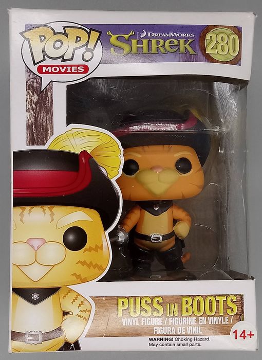 280 Puss in Boots - Shrek - Funko POP - Box Damaged