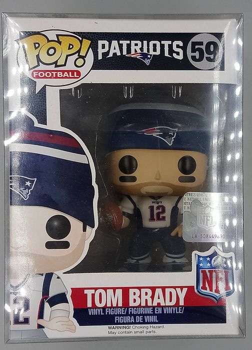 #59 Tom Brady (White) - NFL New England Patriots Funko POP
