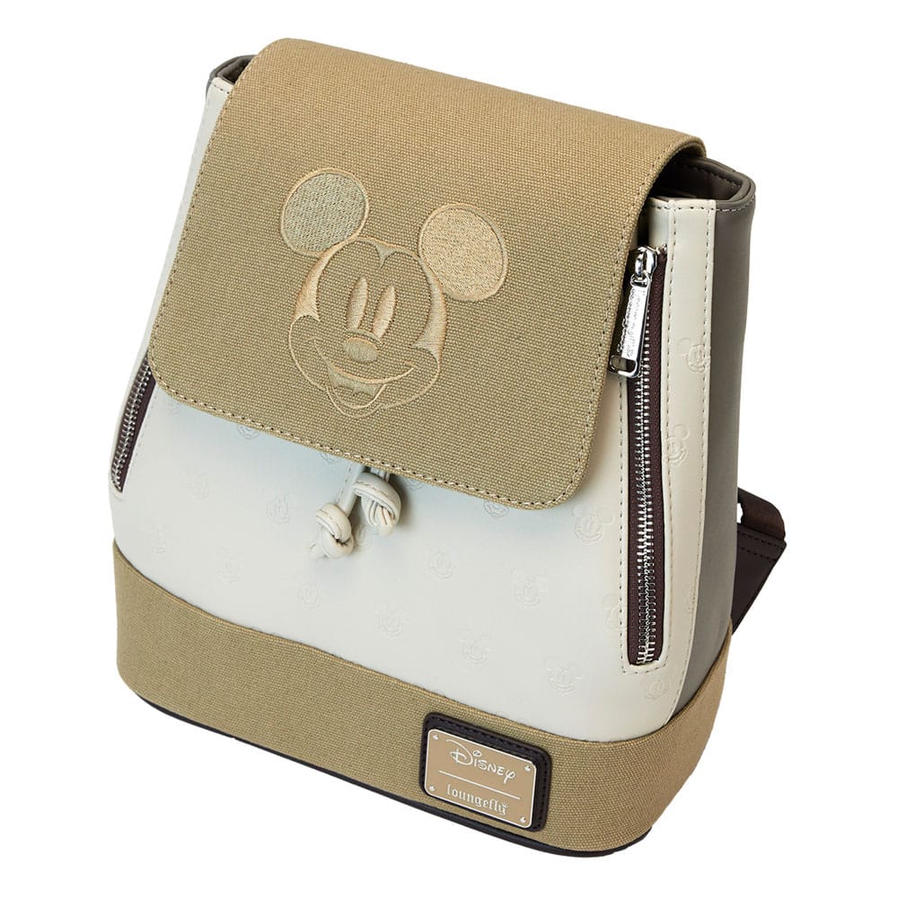 Disney by Loungefly Mini Backpack Mickey and Friends Canvas New