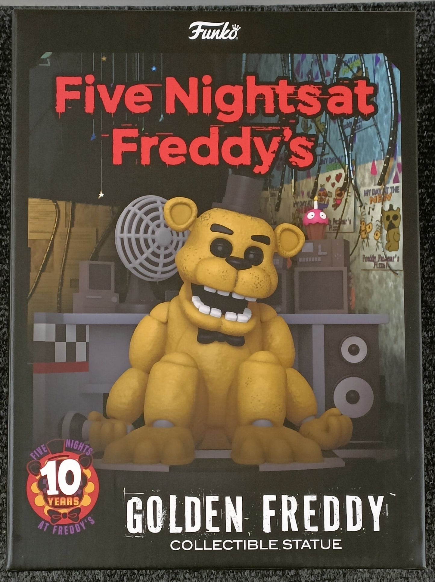 Golden Freddy Statue Five Nights at Freddy's 12 Inch Funko POP