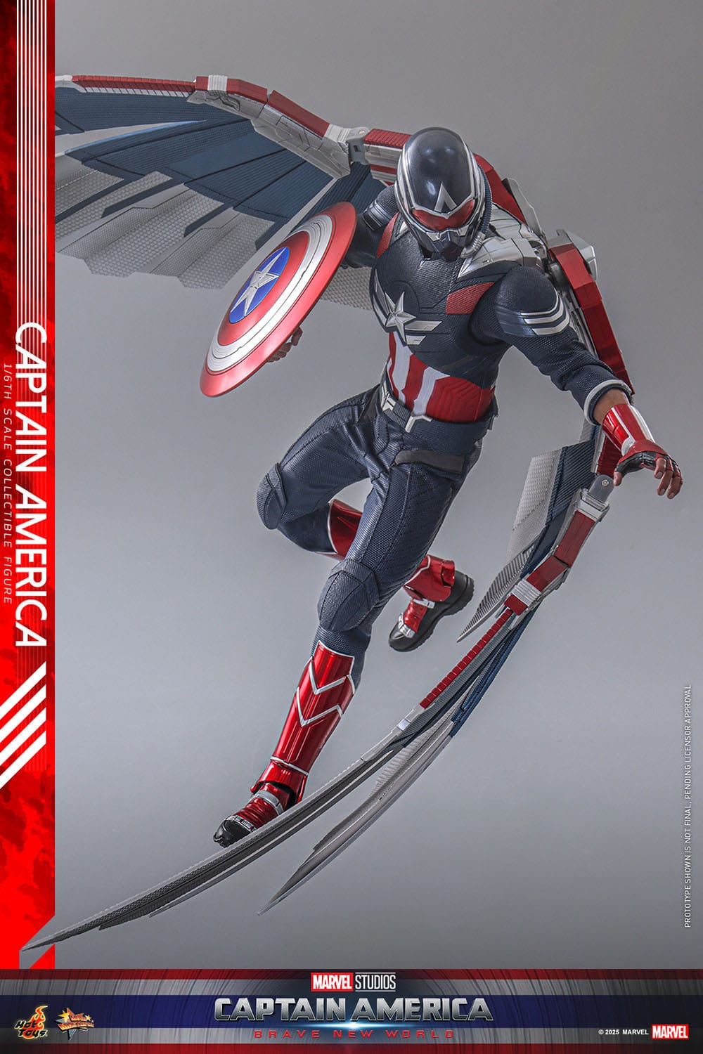 Hot Toys Captain America: Brave New World Movie Masterpiece Action Figure 1/6 Captain America 30 cm PRESALE