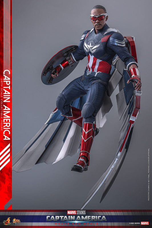 Hot Toys Captain America: Brave New World Movie Masterpiece Action Figure 1/6 Captain America 30 cm PRESALE