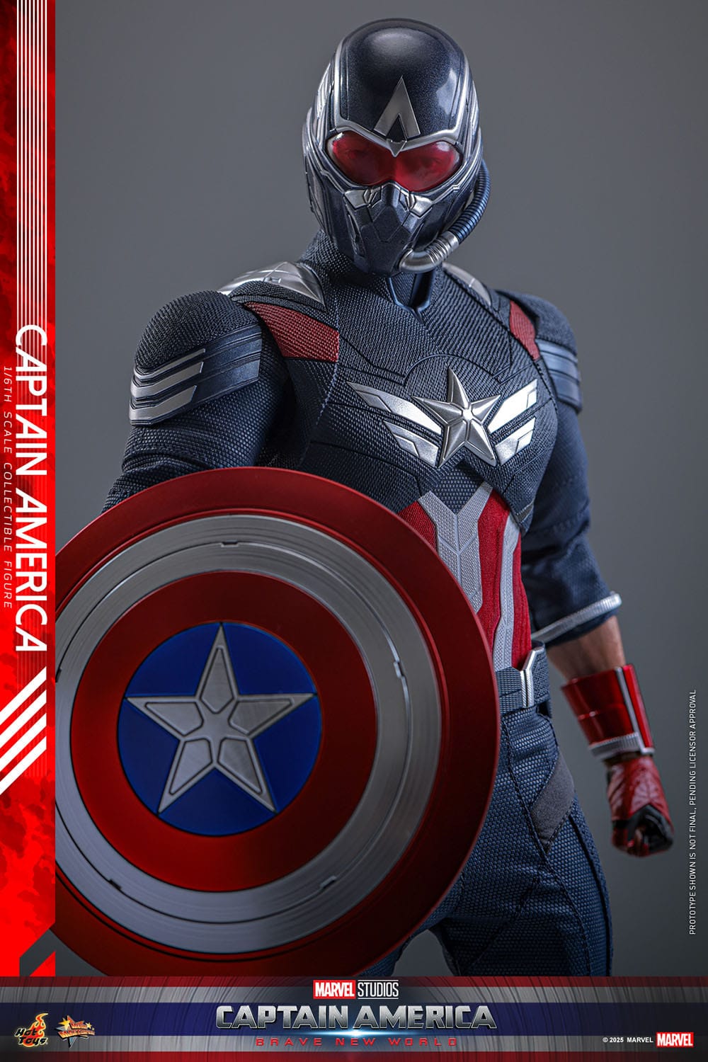 Hot Toys Captain America: Brave New World Movie Masterpiece Action Figure 1/6 Captain America 30 cm PRESALE