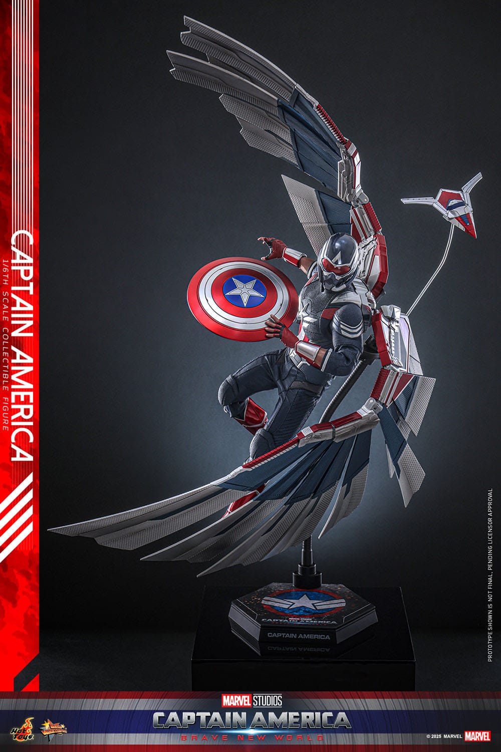 Hot Toys Captain America: Brave New World Movie Masterpiece Action Figure 1/6 Captain America 30 cm PRESALE