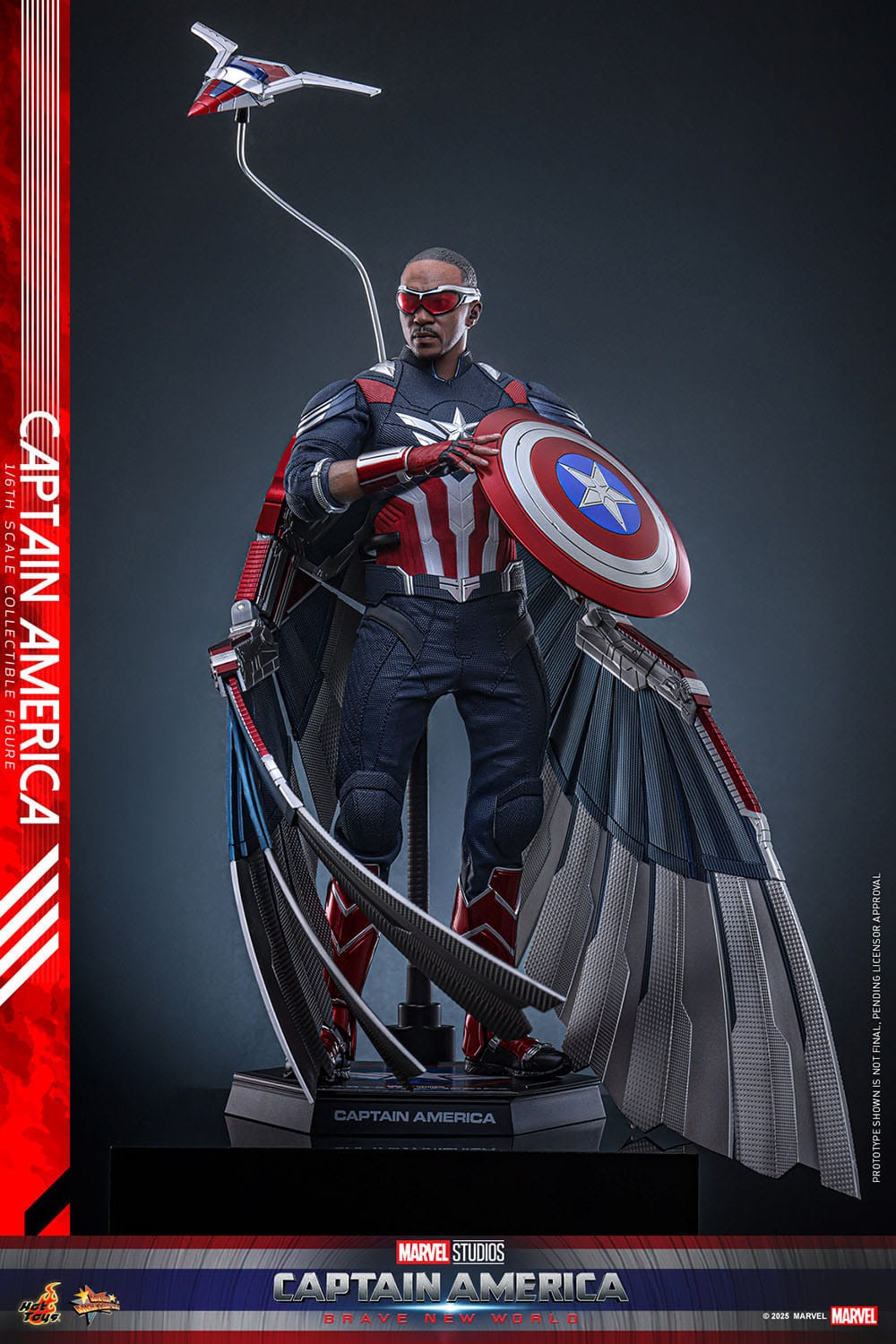 Hot Toys Captain America: Brave New World Movie Masterpiece Action Figure 1/6 Captain America 30 cm PRESALE