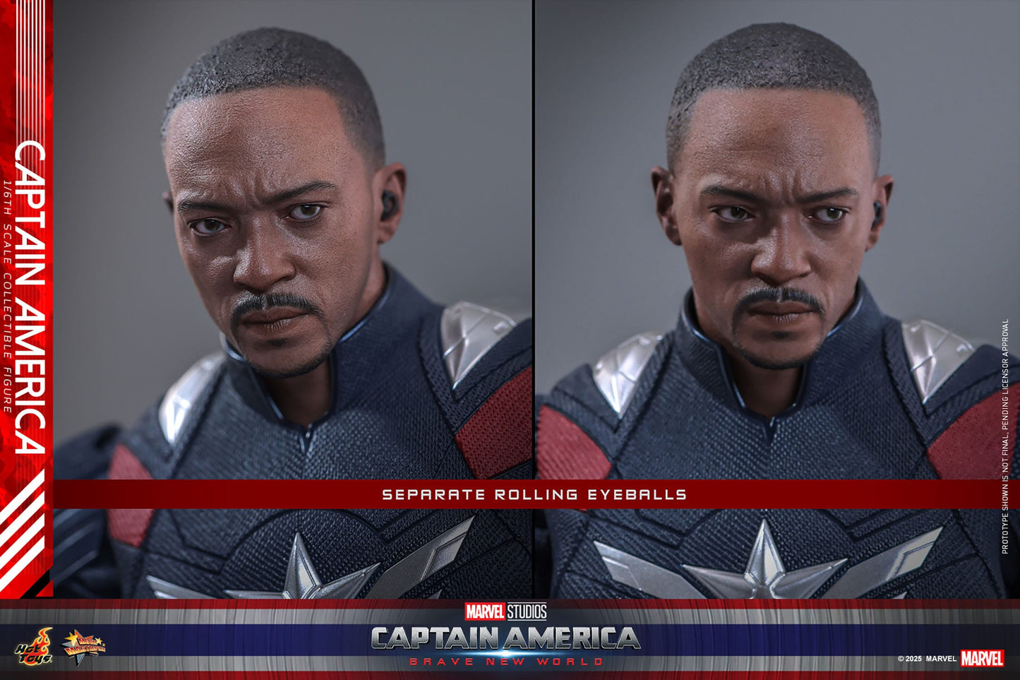 Hot Toys Captain America: Brave New World Movie Masterpiece Action Figure 1/6 Captain America 30 cm PRESALE