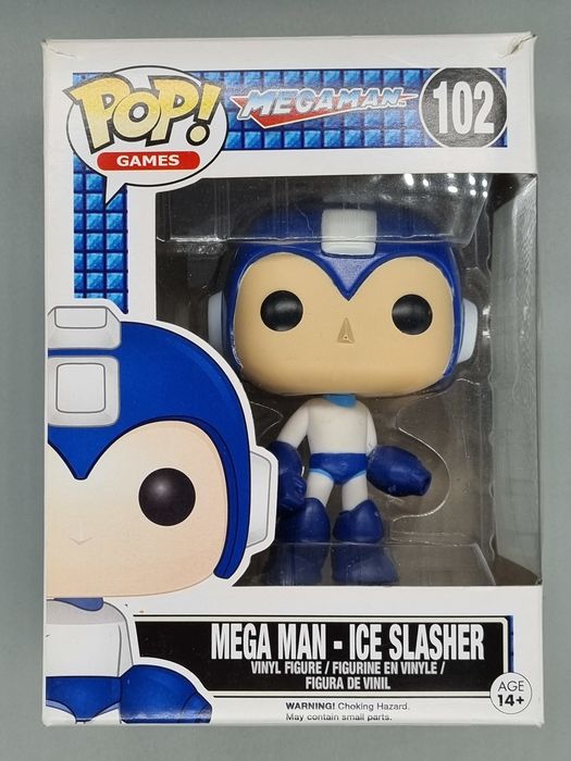 #102 Mega Man (Ice Slasher) - Mega Man - Box Damaged Funko POP
