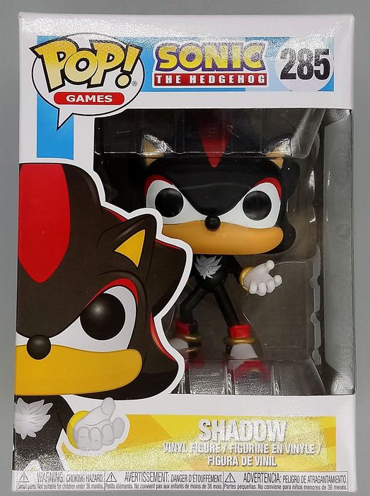 285 Shadow - Sonic The Hedgehog Funko POP - Box Damaged