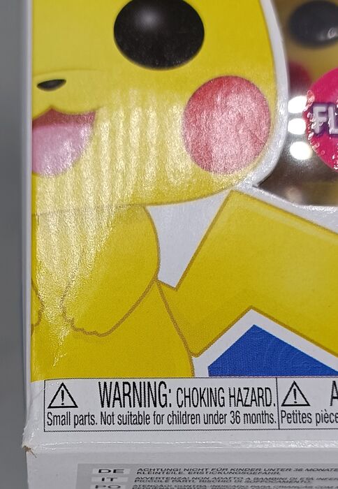 #353 Pikachu - Flocked - Pokemon - Exclusive - Box Damaged Funko POP