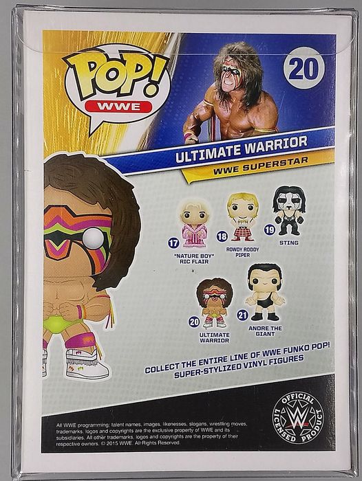 20 Ultimate Warrior - WWE Funko POP