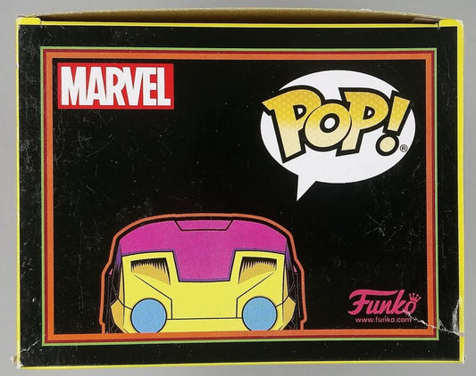 #649 Iron Man (Blacklight) - Marvel Special Edition Box Damaged Funko POP
