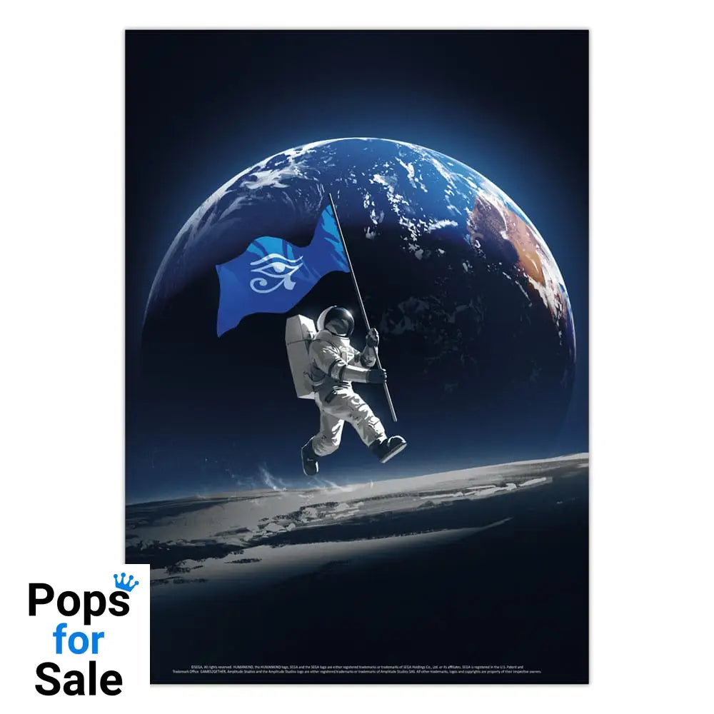 Humankind Poster Glow in the Dark Astronaut
